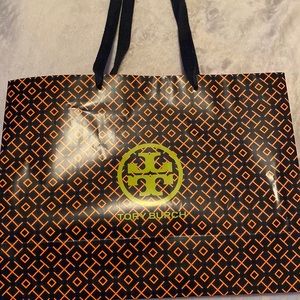 Tory Burch paper shopping bag, 17x13